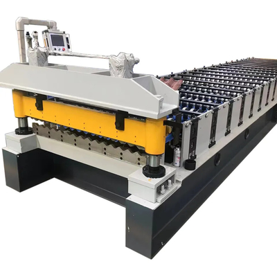 ISOは機械を作る機械波形鉄板を形作る波形の屋根シート ロールを自動化した
