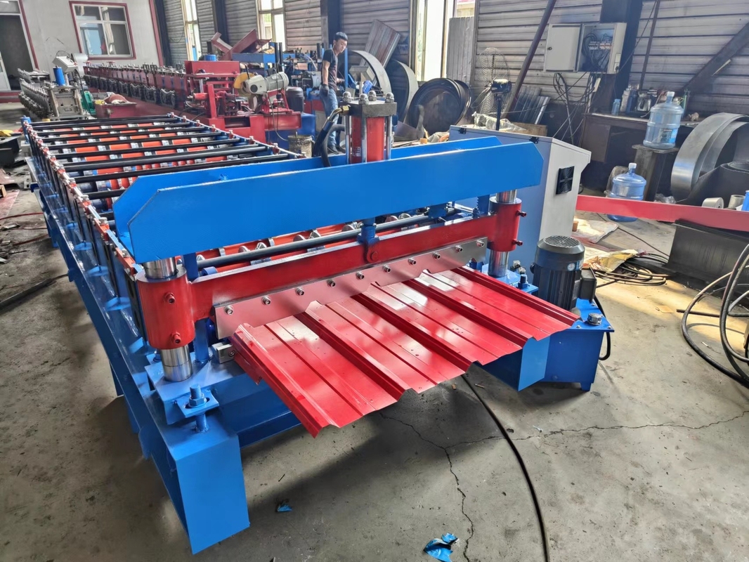機械適合幅 1000mm GI PPGI 前塗られた鋼鉄コイルを形作る IBR の屋根瓦のロール