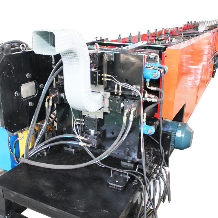 機械を形作るロール100つのMMは色の鋼鉄円形のDownspout自動に金属をかぶせる