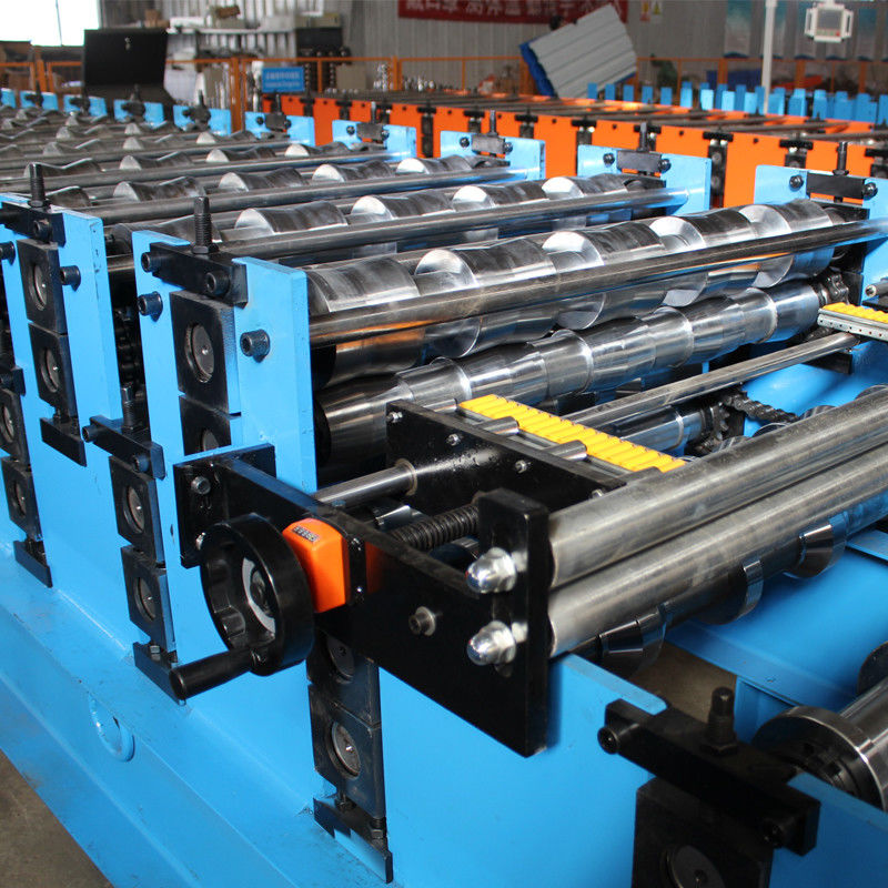 2025 新しいデザイン トラペゾイドとガラスの 2 層 屋根のシート 屋根のタイル ロール 形作機