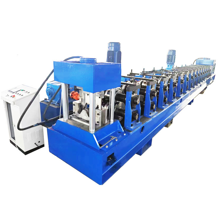 消し HRC58-62 クロム塗装 高速道路ガードレールロール形成機械 11kw 5.5kw PLC制御