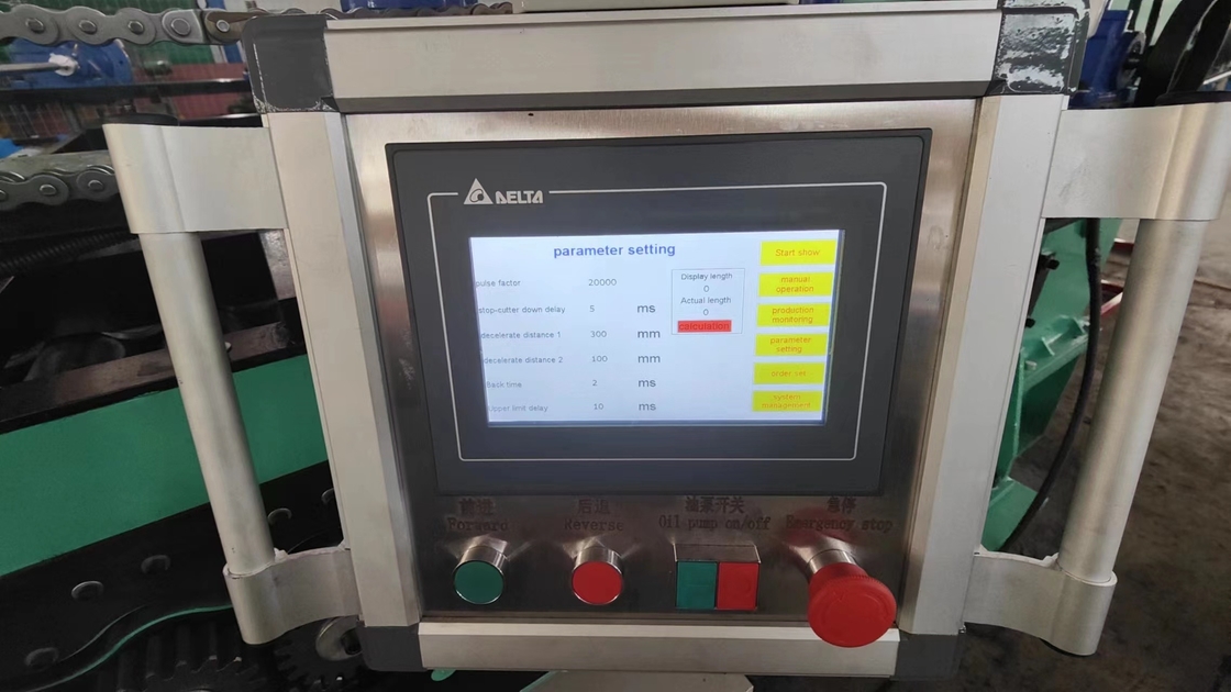 4KWの形成モーター0.3-4mmのPLC制御切断と切断ラインレベルラー