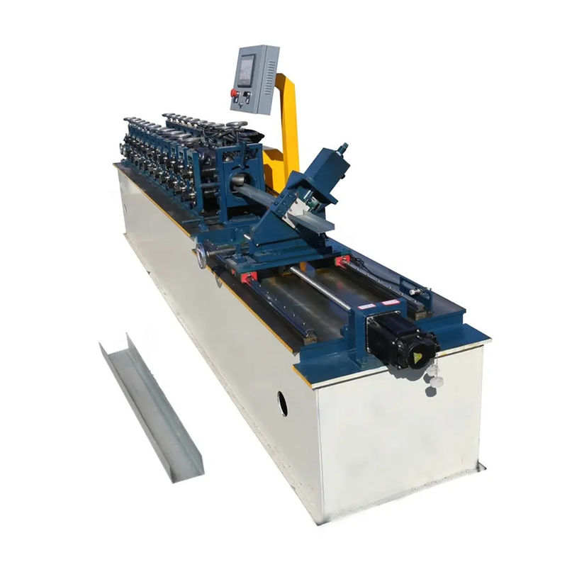 5.5KW 高速ライトゲージ 鉄チャネル 乾壁 メタルストッドとトラック C パーリンロール形成機械