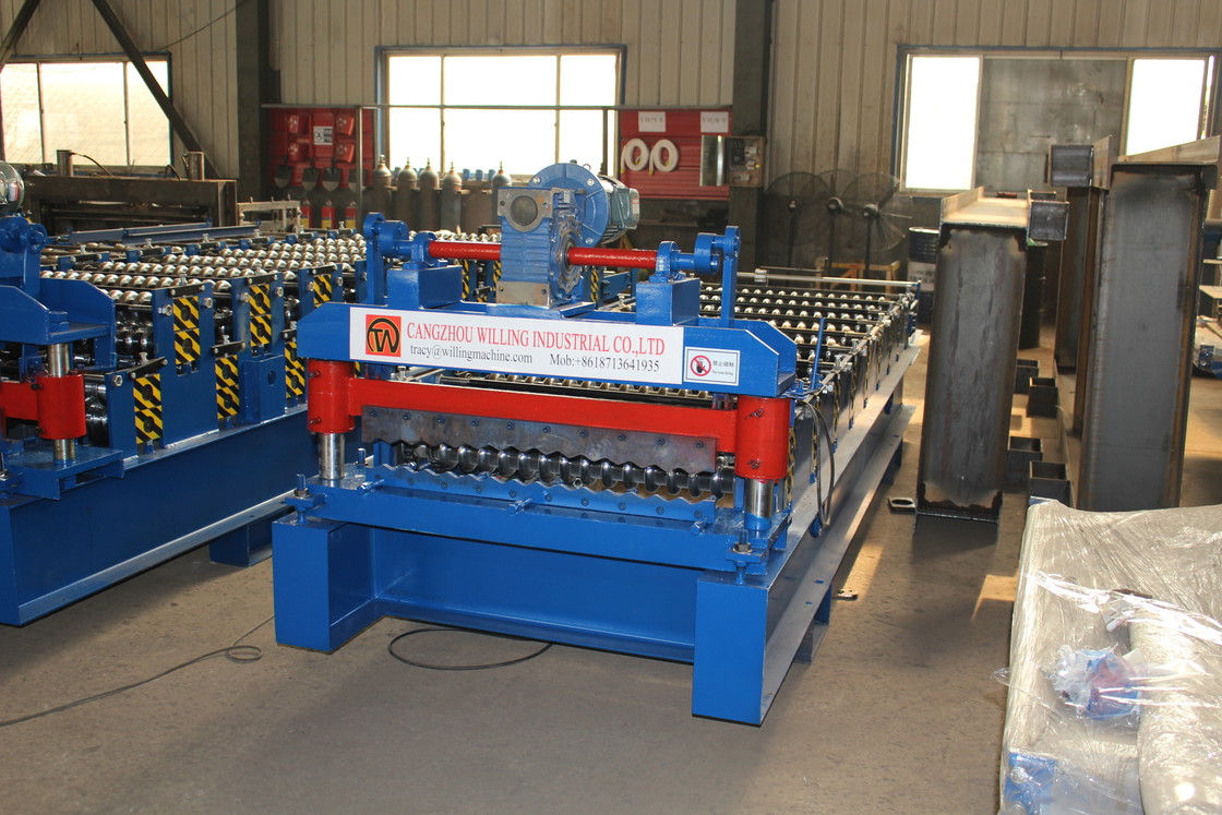 2025 factory best price Trapezoidal and glazed Double Layer Roof sheet Forming Machine