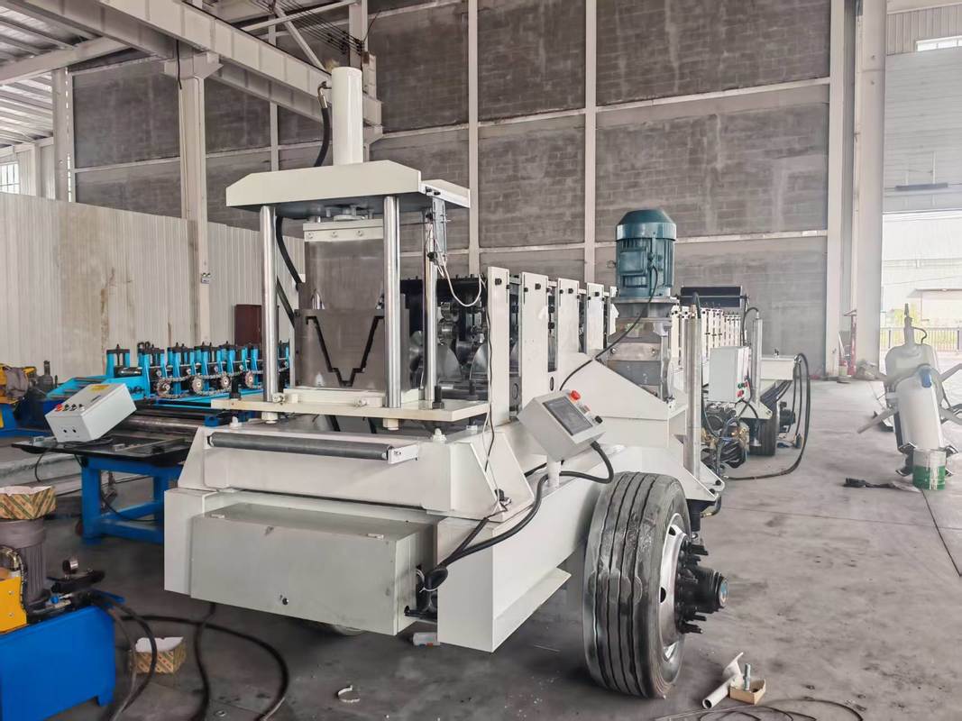 Mobile Greenhouse Vegetable Planting Trough Forming Machine With Quickly And Efficiently 5.5KW Hydraulic Motor