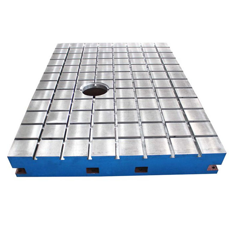 モーター テスト鋳鉄のベッド版中間の正方形の穴1500 x 1500のMM