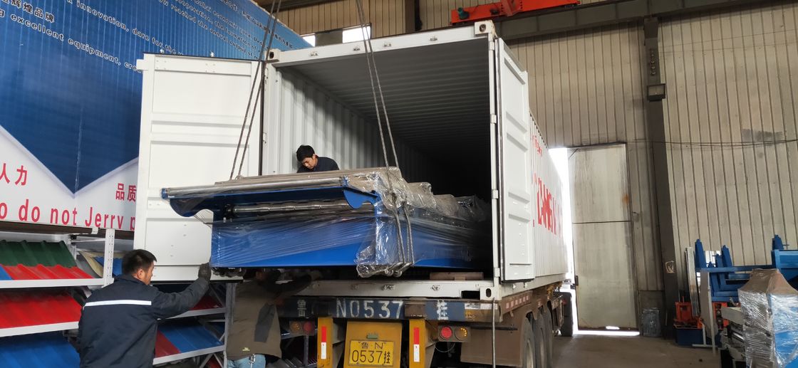 機械3段階を形作る台形のタイプ6肋骨の屋根瓦ロール