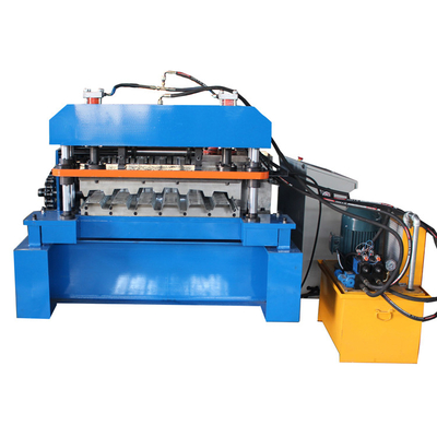 金属鋼板デッキ床生産ロール成形ライン機械 PLC