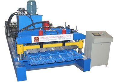 機械3-4mを/最低の形作る油圧モーターによって艶をかけられるタイル ロール高性能