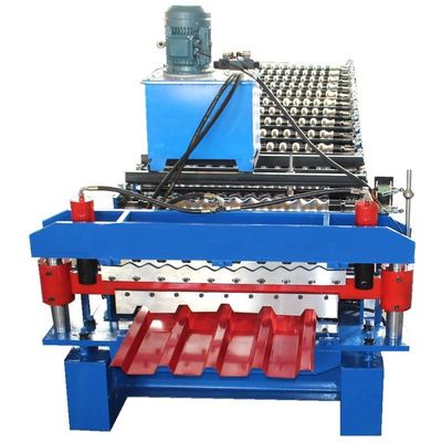 機械を形作る686/762の波形のプロフィールの二重層ロール